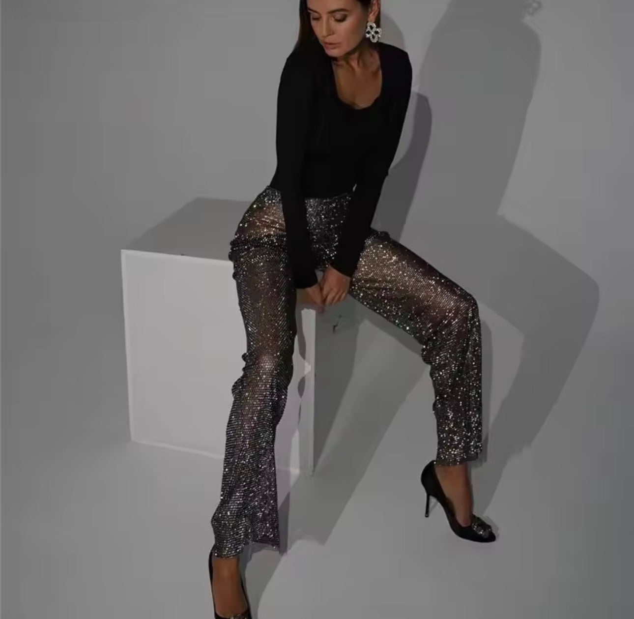 Pantaloni da festa in discoteca