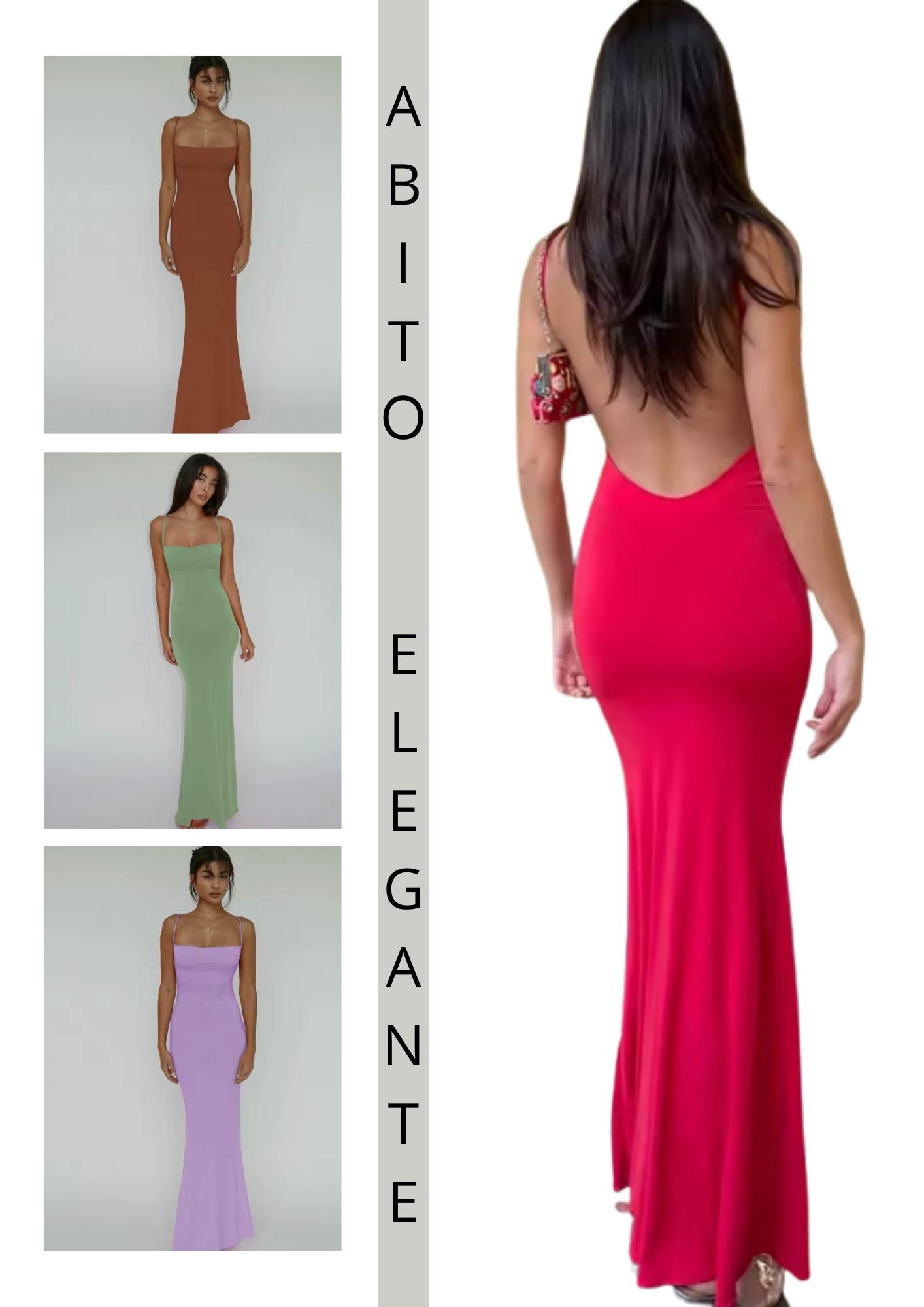 Abito elegante sexy aderente