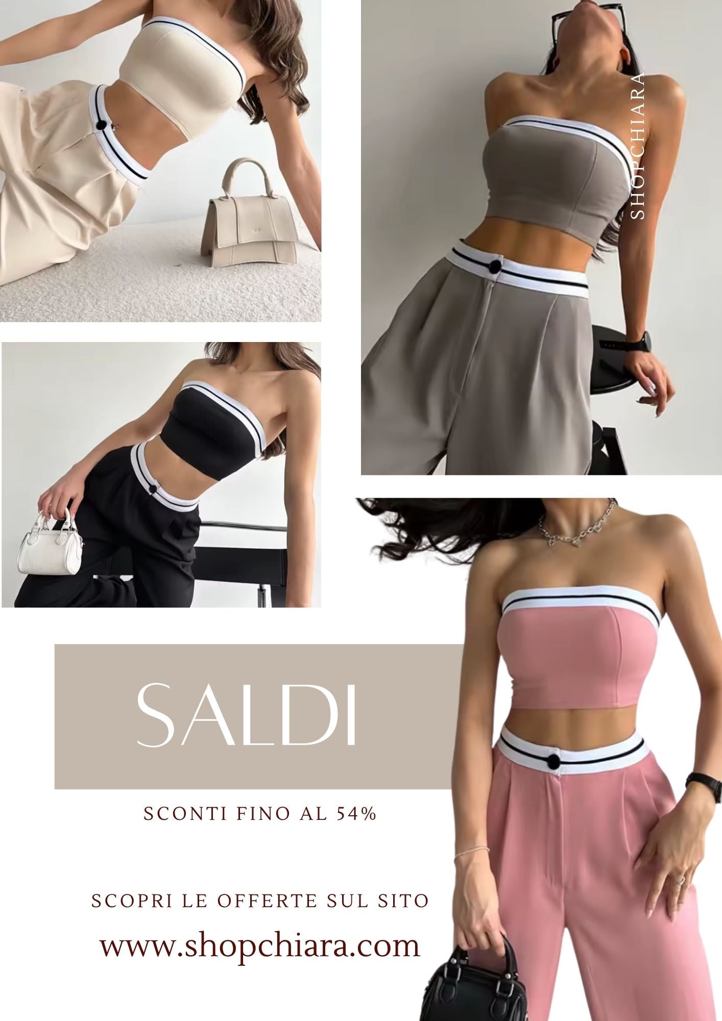 Set di pantaloni da donna
