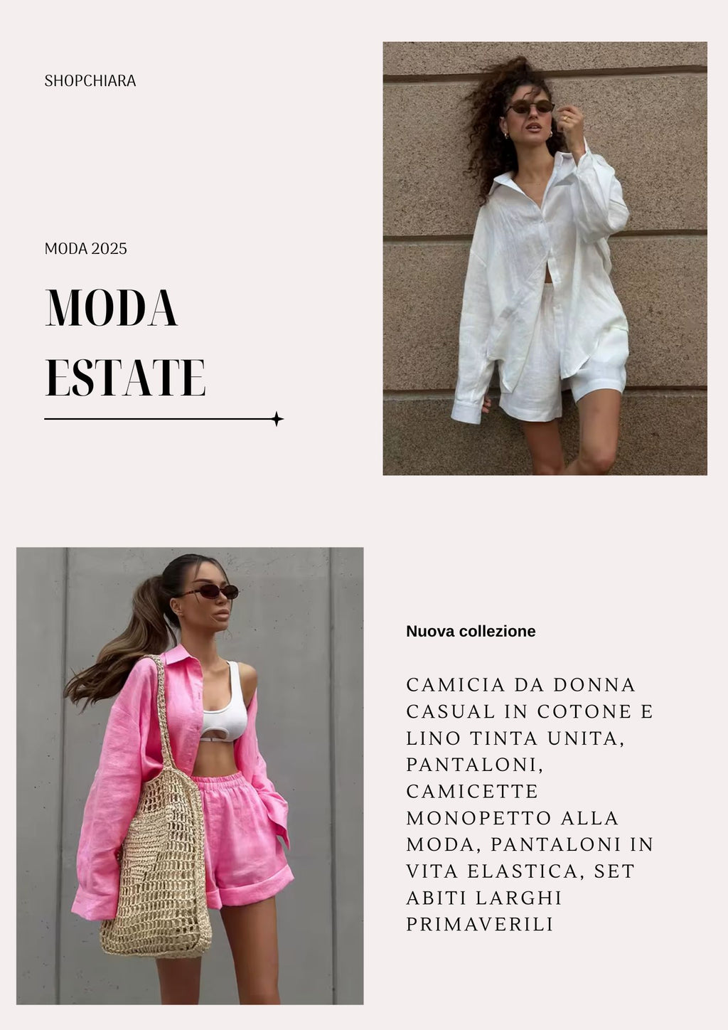 COMPLETO ESTIVO DONNA