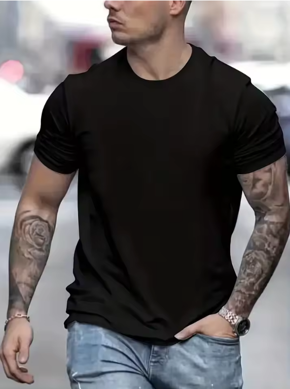 T-shirt in cotone da uomo