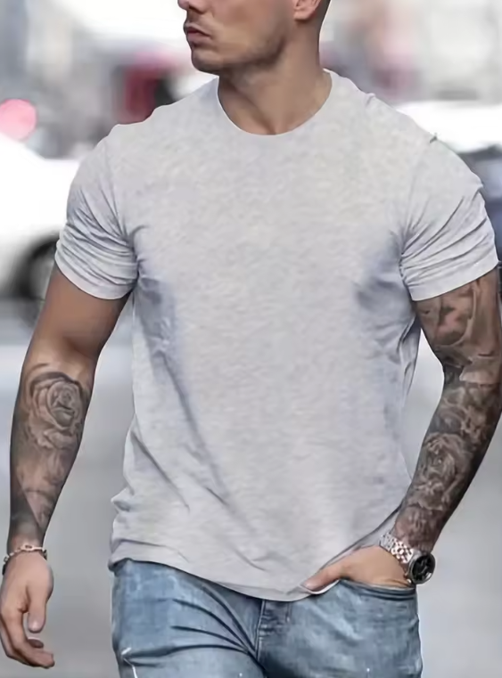 T-shirt in cotone da uomo