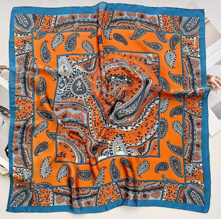 Sciarpa di seta fazzoletto da collo