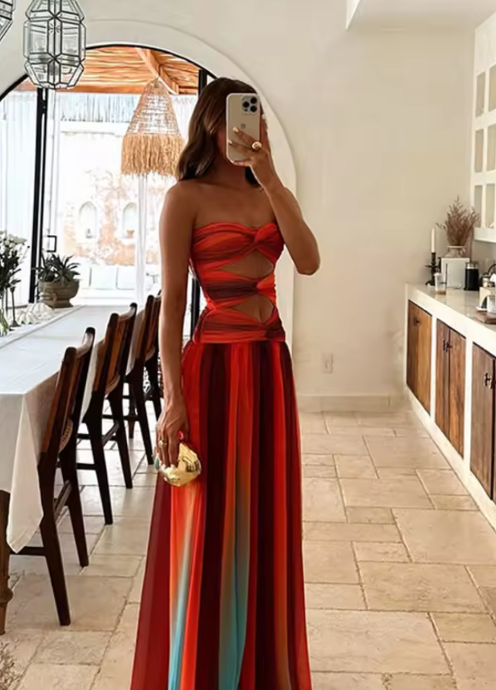 Abito lungo elegante estivo