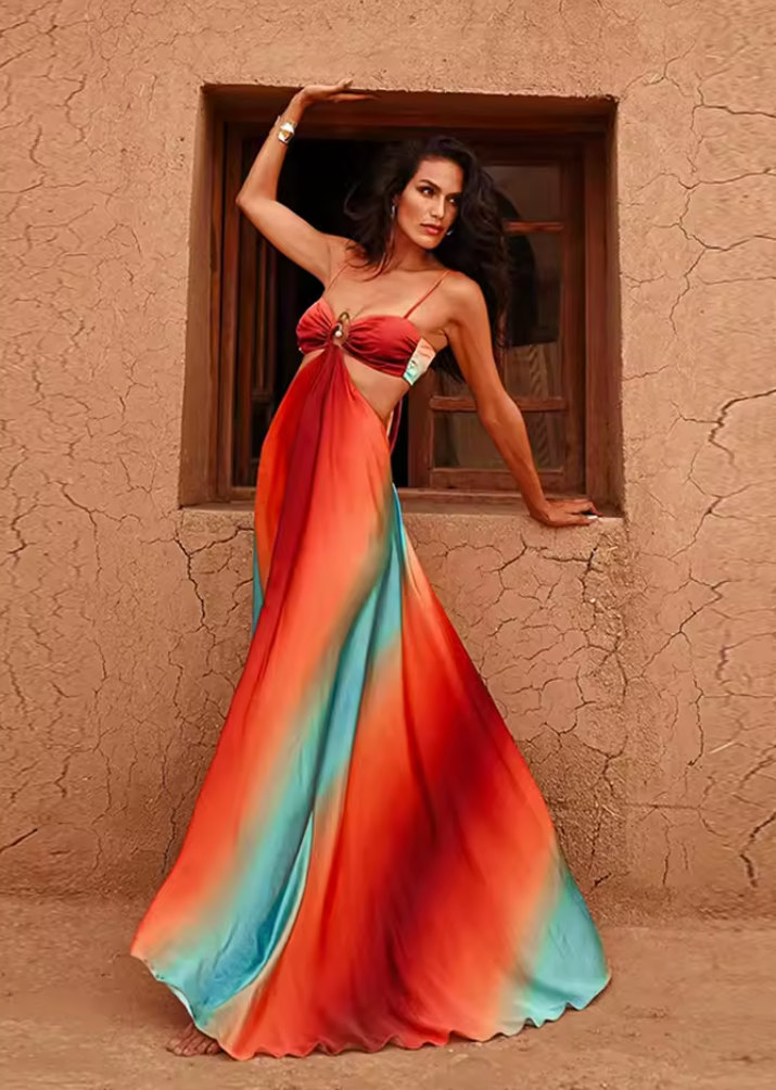 Abito lungo elegante estivo