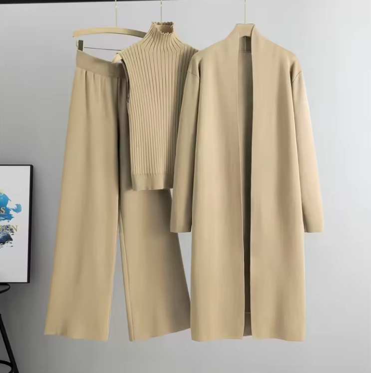 Tute cardigan da donna in 3 pezzi