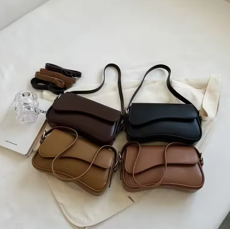 Borse a tracolla in pelle vintage per donna