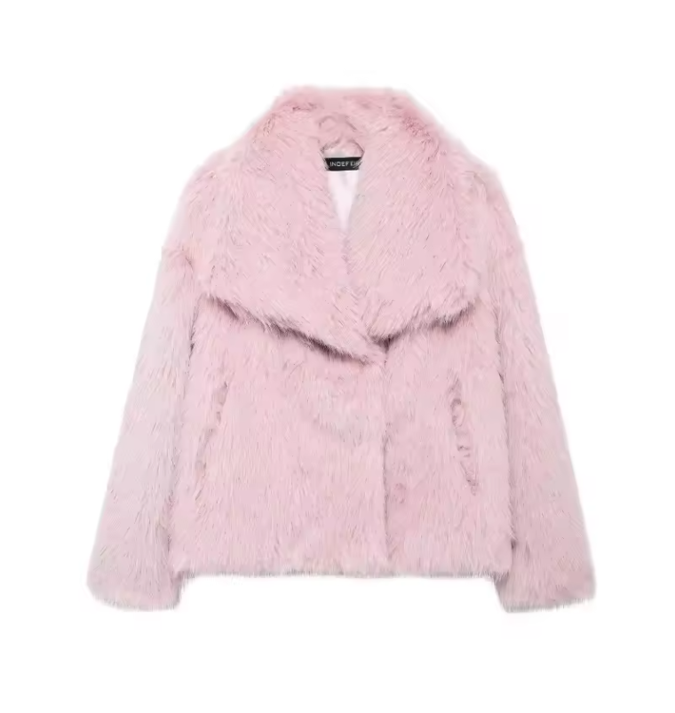 Cappotto elegante da donna in pelliccia