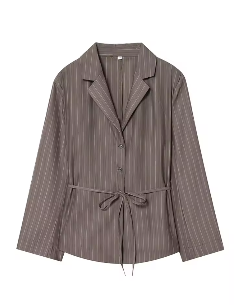 Blazer da donna con  pantaloni a gamba larga