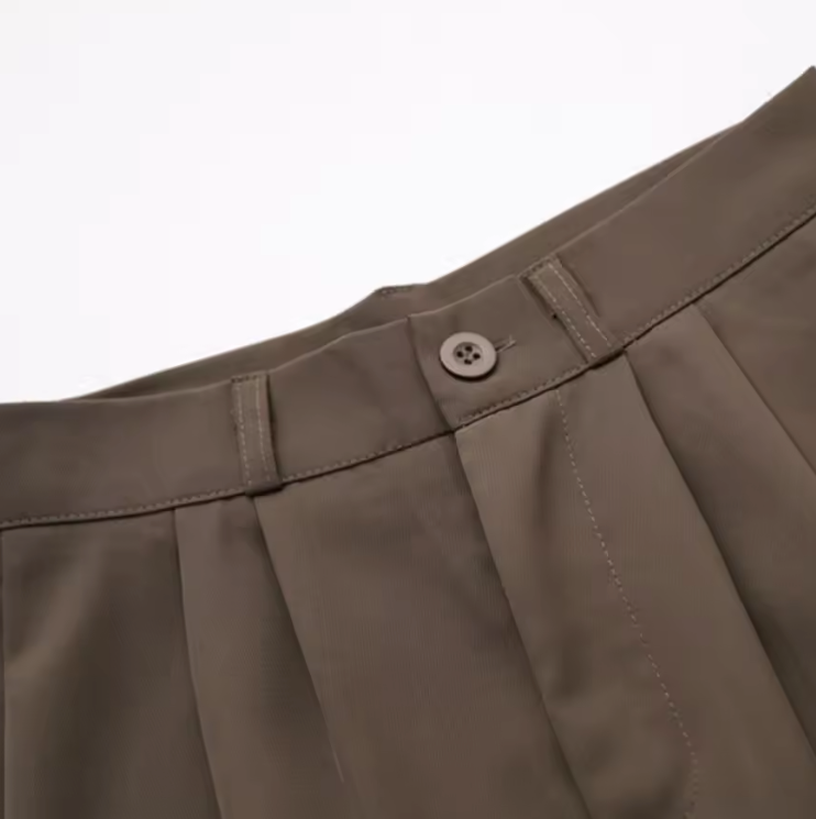 nuovi pantaloni da abito da donna a vita alta pantaloni dritti da ufficio da donna