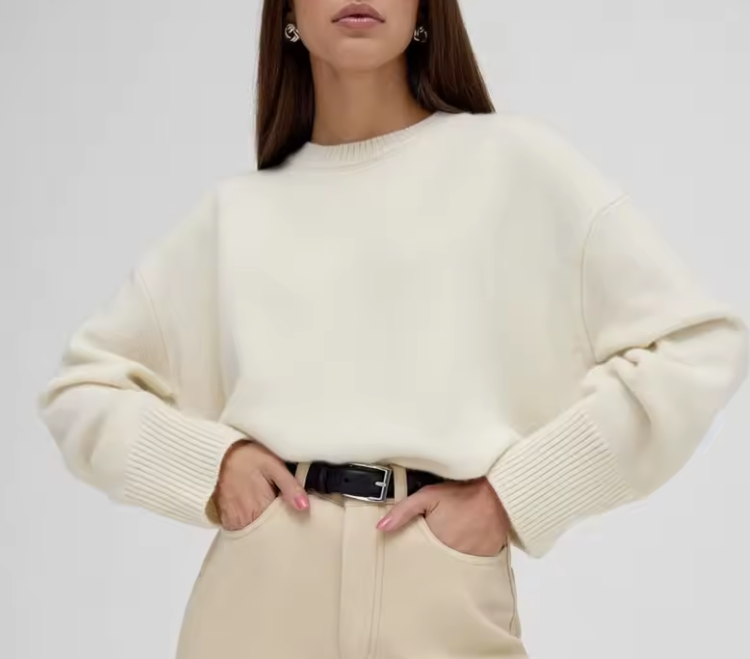 Pullover da donna lavorato a maglia