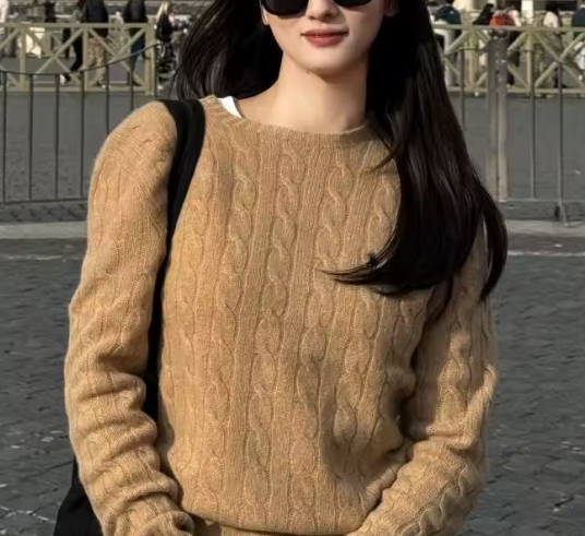 Maglione lavorato a maglia oversize