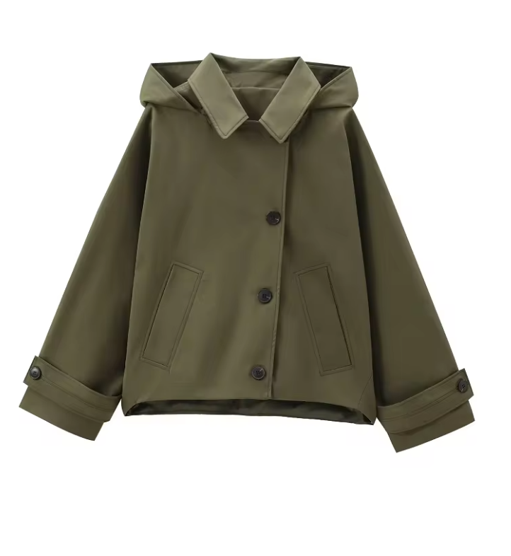 Cappuccio GiubbottiVerde Caldo Inverno