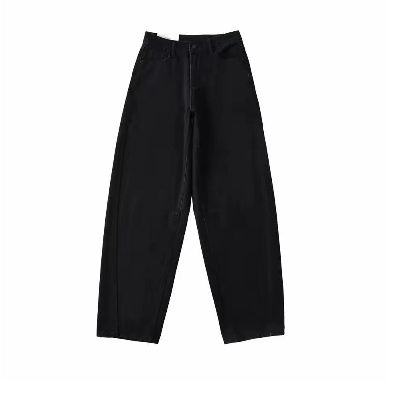 Jeans a gamba dritta a vita alta Pantaloni