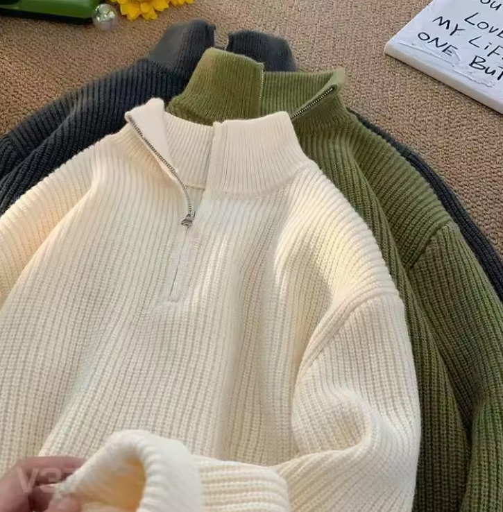 Maglione lavorato a maglia da uomo