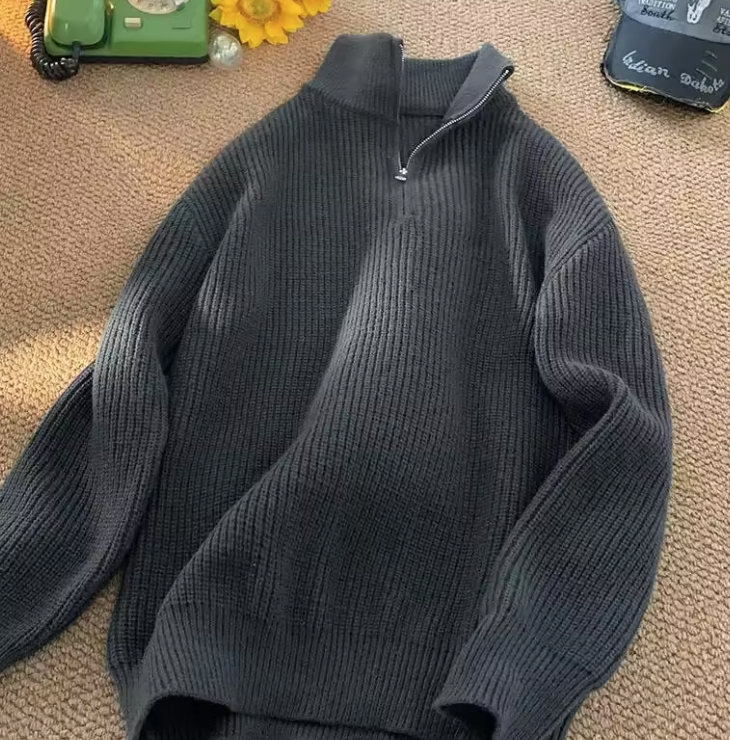 Maglione lavorato a maglia da uomo