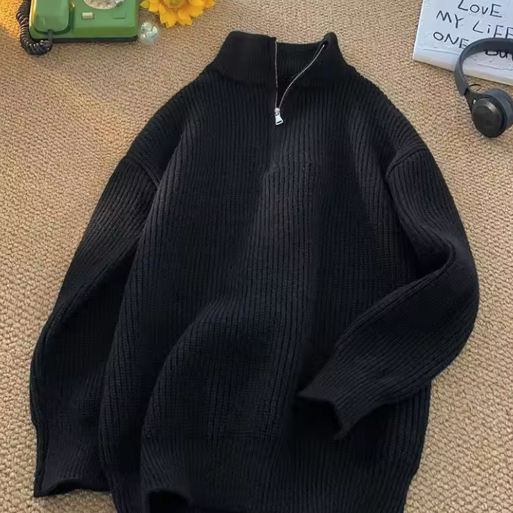 Maglione lavorato a maglia da uomo