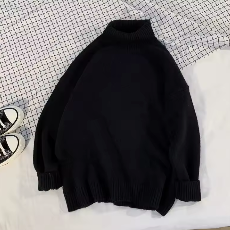 Maglione polo/vita stile coreano