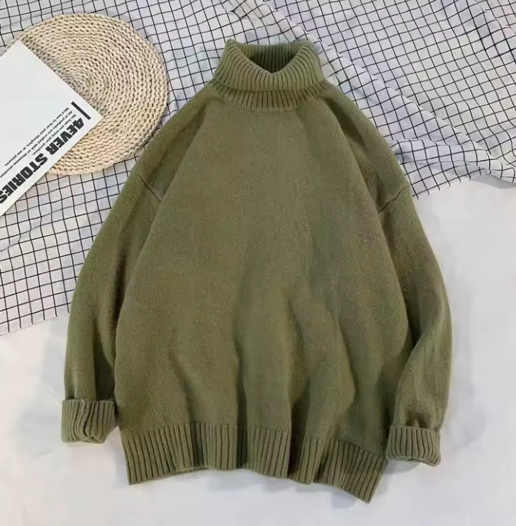 Maglione polo/vita stile coreano