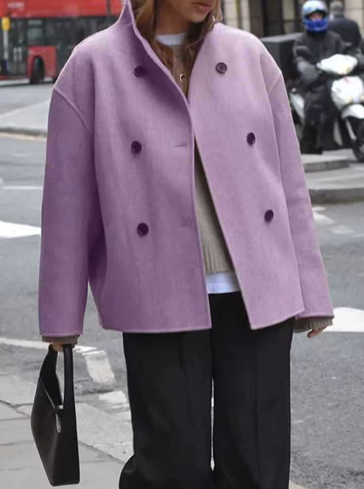 Eleganti cappotti di lana corti